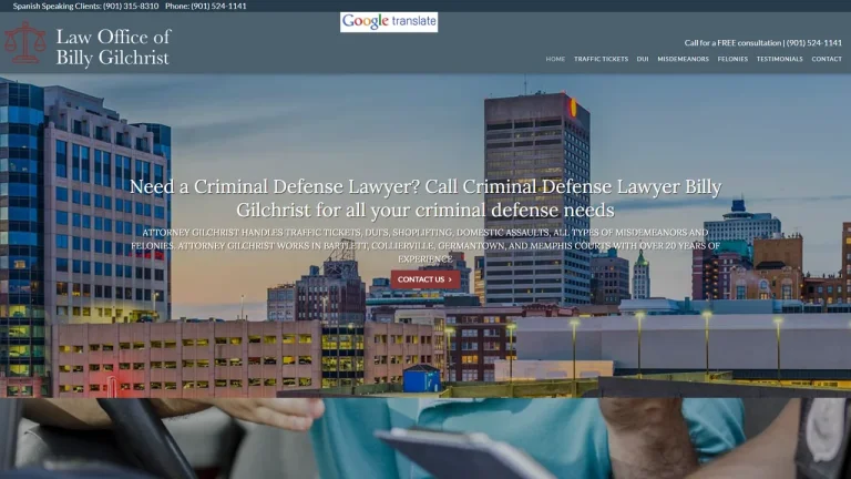 Law Office of Billy Gilchrist - Memphis, TN - Attorney in Memphis