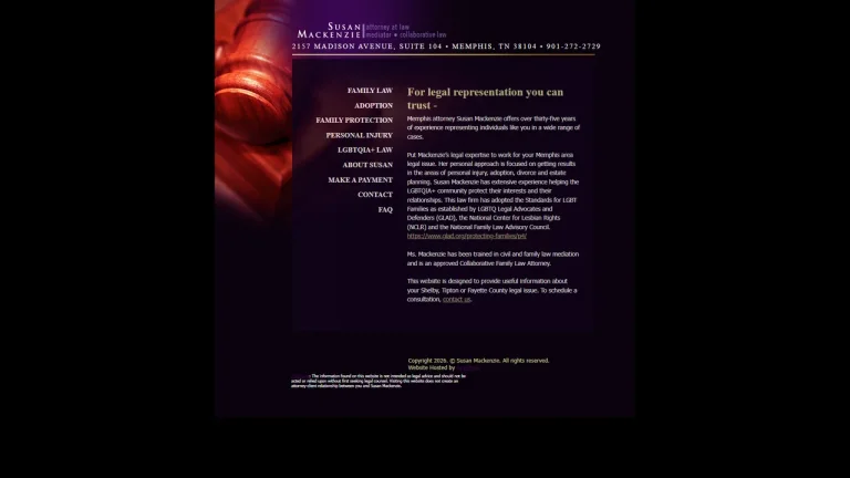 Susan Mackenzie - Attorney at Law - Memphis, TN - Attorney in Memphis