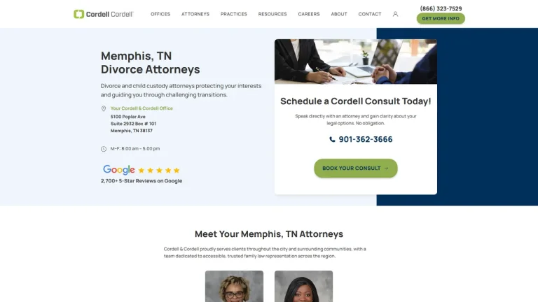 Cordell & Cordell - Memphis, TN - Attorney in Memphis