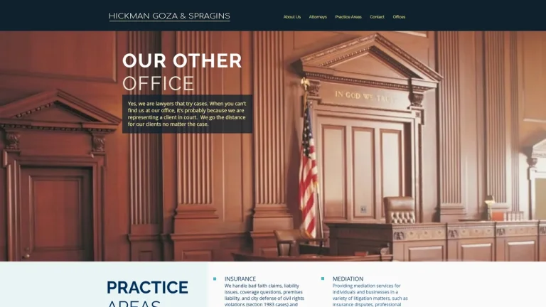 Hickman, Goza & Spragins, PLLC - Memphis, TN - Attorney in Memphis