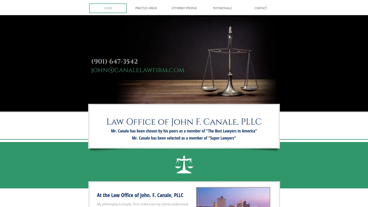 Law Office of John F. Canale, PLLC - Memphis, TN office in Memphis, Tennessee