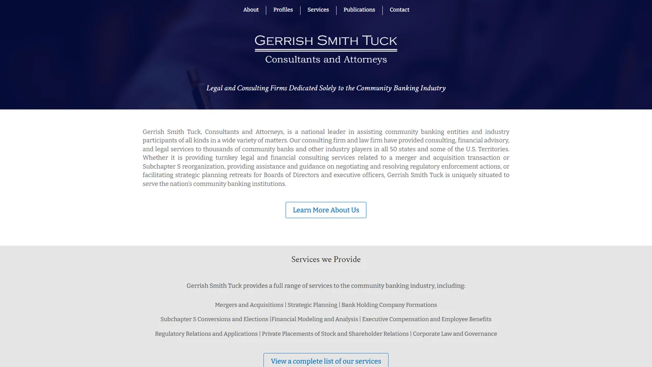 Gerrish Smith Tuck, PC - Memphis, TN office in Memphis, Tennessee