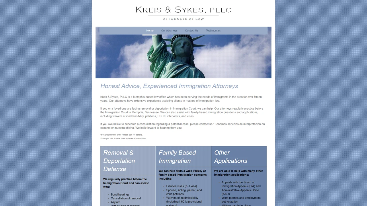 Kreis and Sykes, PLLC - Memphis, TN office in Memphis, Tennessee