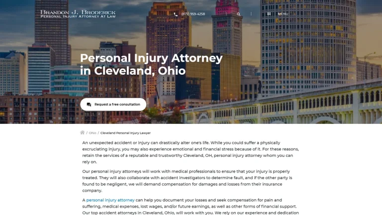 Brandon J. Broderick, Personal Injury Attorney at Law - Cleveland, OH - Attorney in Cleveland