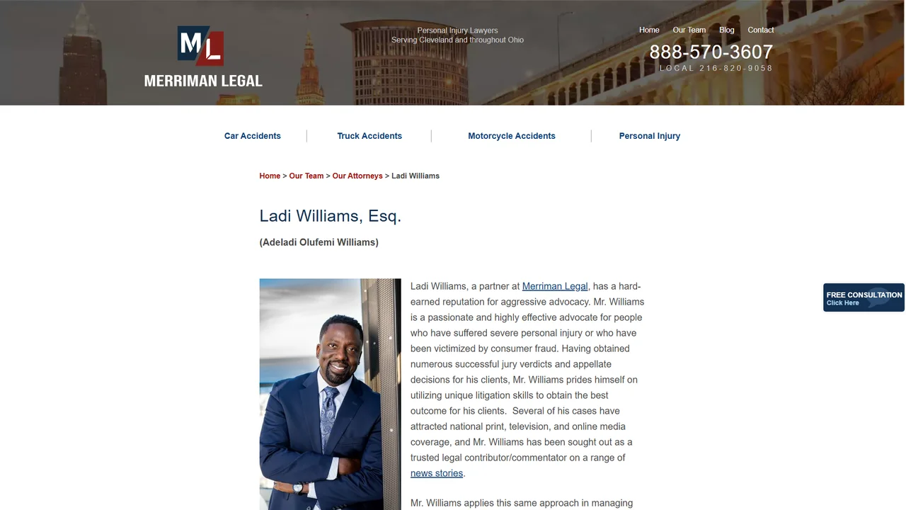 Ladi Williams, Esq. - Cleveland, OH office in Cleveland, Ohio