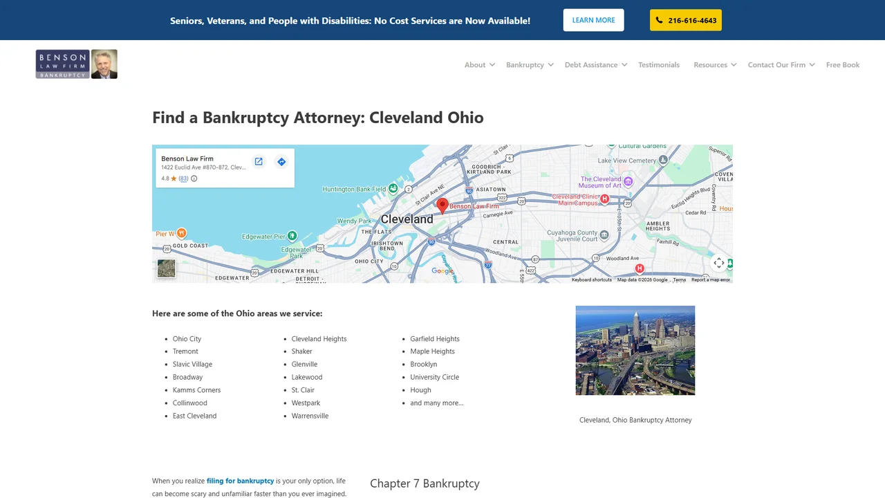 Benson Law Firm - Cleveland, OH office in Cleveland, Ohio