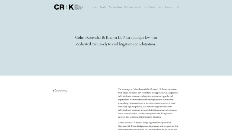 Cohen Rosenthal & Kramer LLP - Cleveland, OH - Attorney in Cleveland