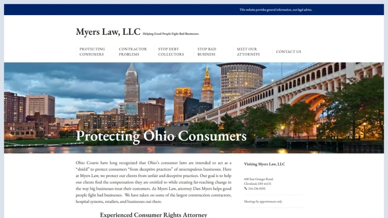 Myers Law, LLC - Cleveland, OH - Attorney in Cleveland