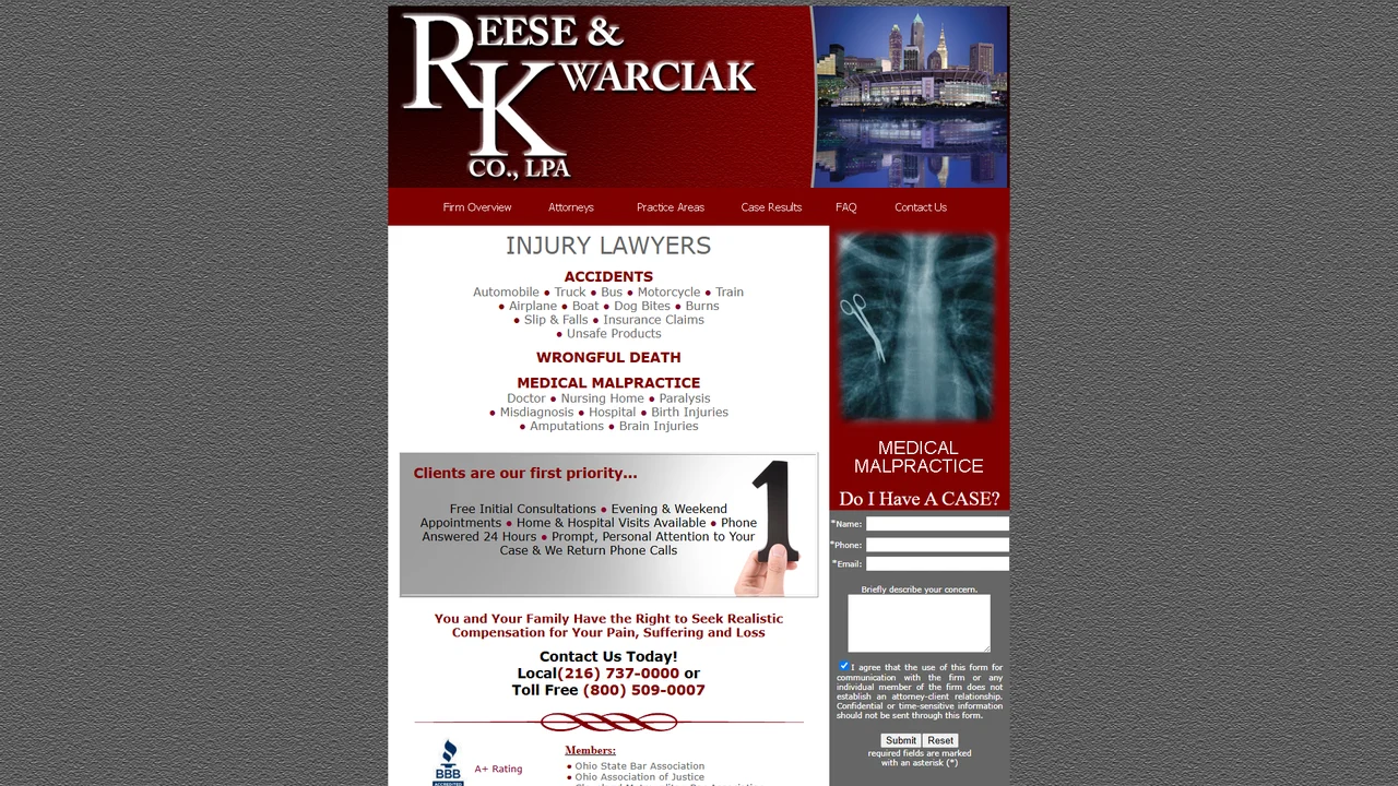 Reese & Kwarciak Co., LPA - Cleveland, OH office in Cleveland, Ohio