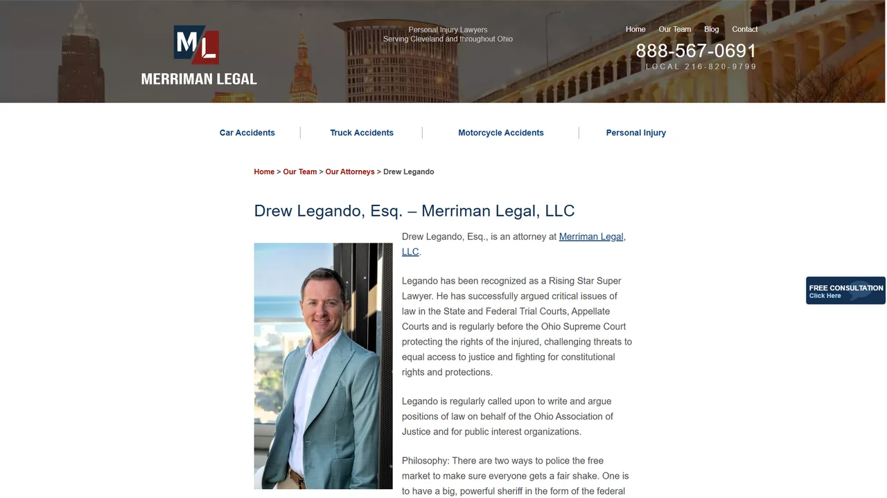 Drew Legando, Esq. - Cleveland, OH office in Cleveland, Ohio