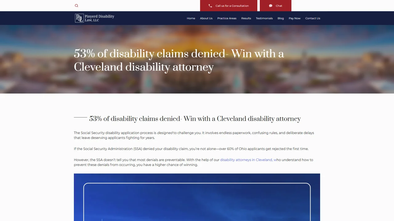 Pinyerd Disability & SSDI Law - Cleveland, OH office in Cleveland, Ohio