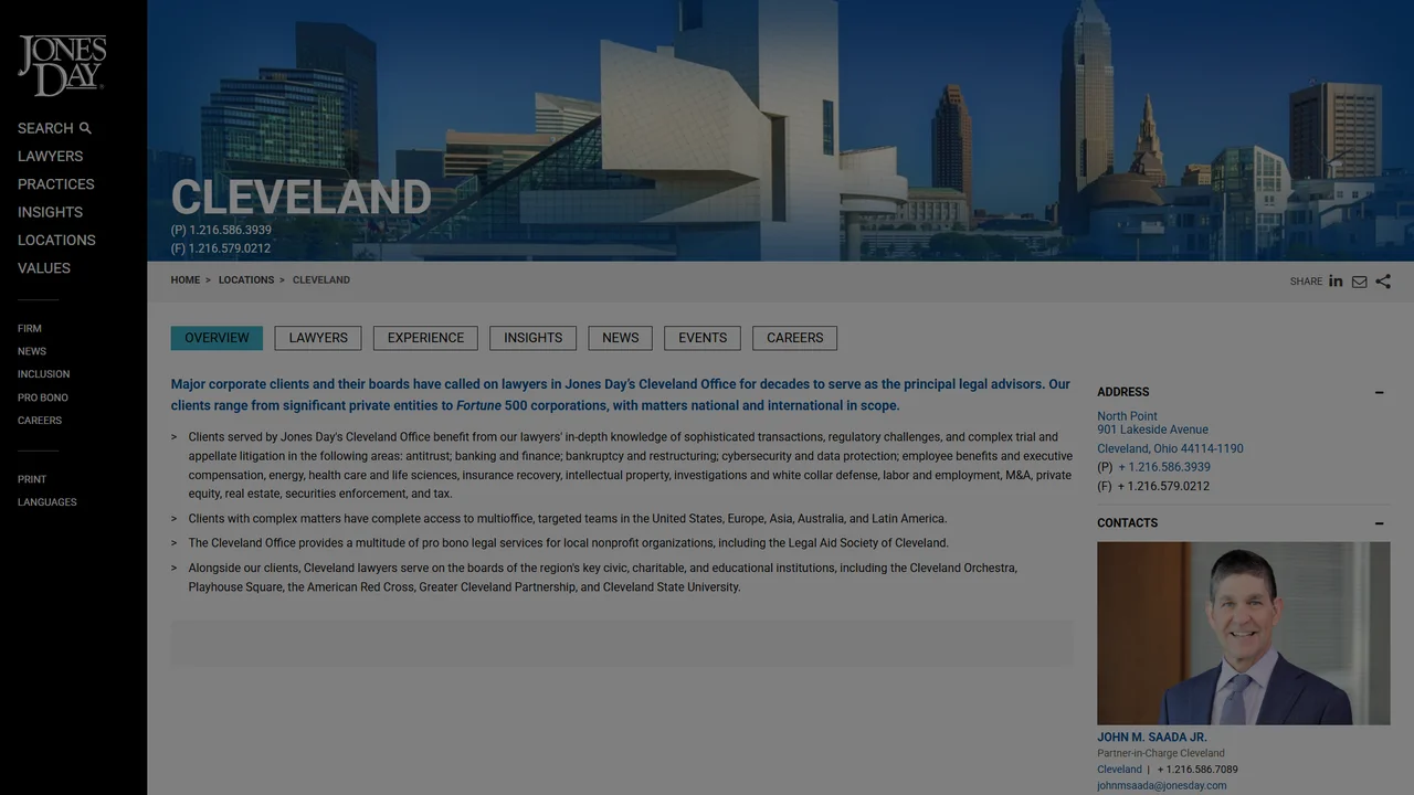 Jones Day - Cleveland, OH office in Cleveland, Ohio