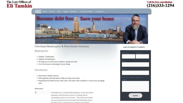 Law Offices of Eli Tamkin - Cleveland, OH - Attorney in Cleveland
