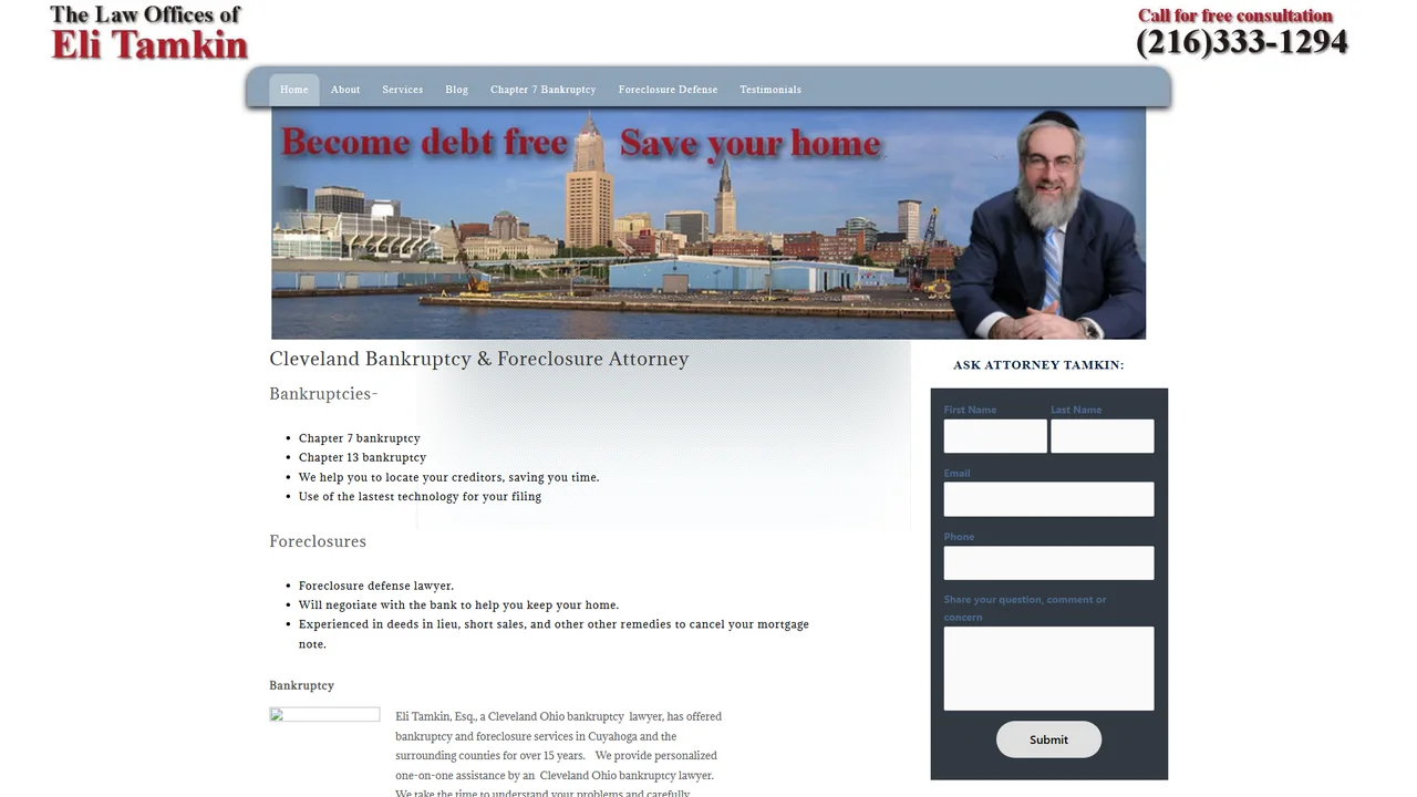 Law Offices of Eli Tamkin - Cleveland, OH office in Cleveland, Ohio