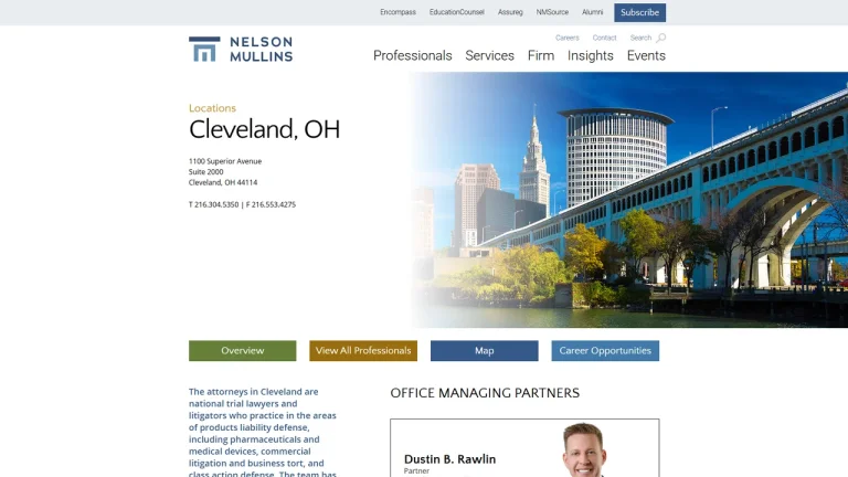 Nelson Mullins Riley & Scarborough LLP - Cleveland, OH - Attorney in Cleveland