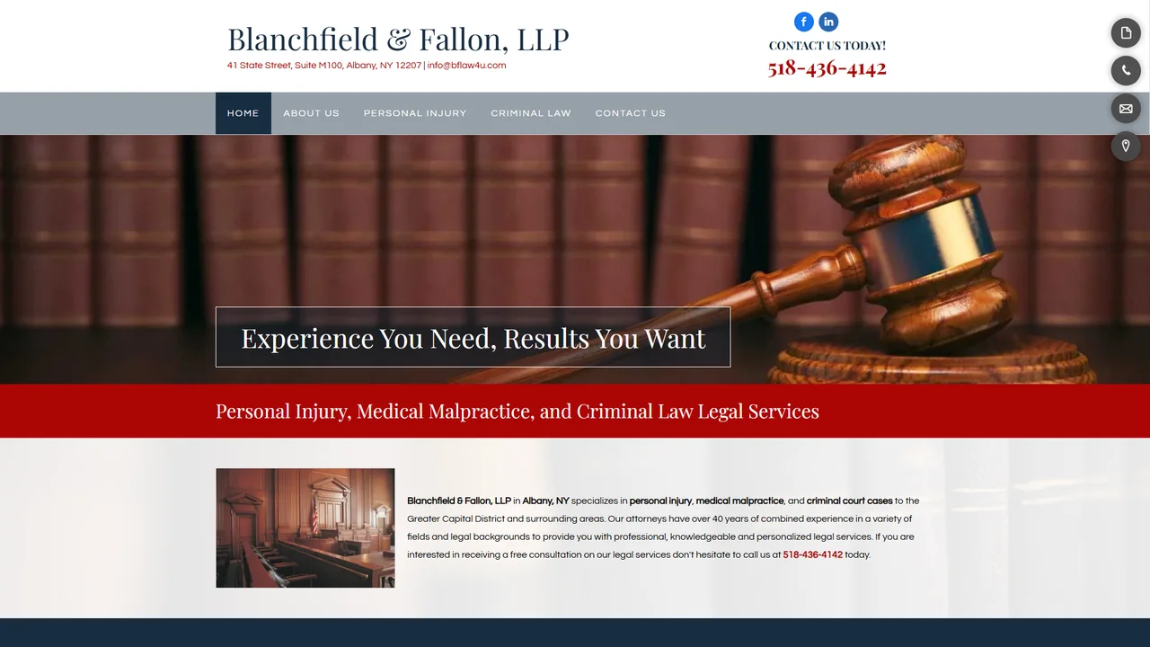 Blanchfield & Fallon, LLP - Albany, NY office in Albany, New York