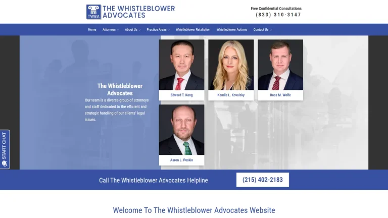 Philadelphia Whistleblower Lawyers, The Whistleblower Advocates - Philadelphia, PA - Attorney in Philadelphia
