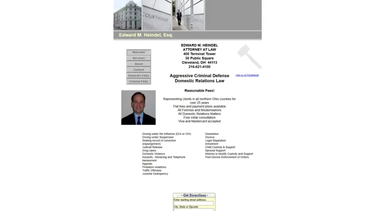 Edward M. Heindel, Attorney at Law - Cleveland, OH - Attorney in Cleveland