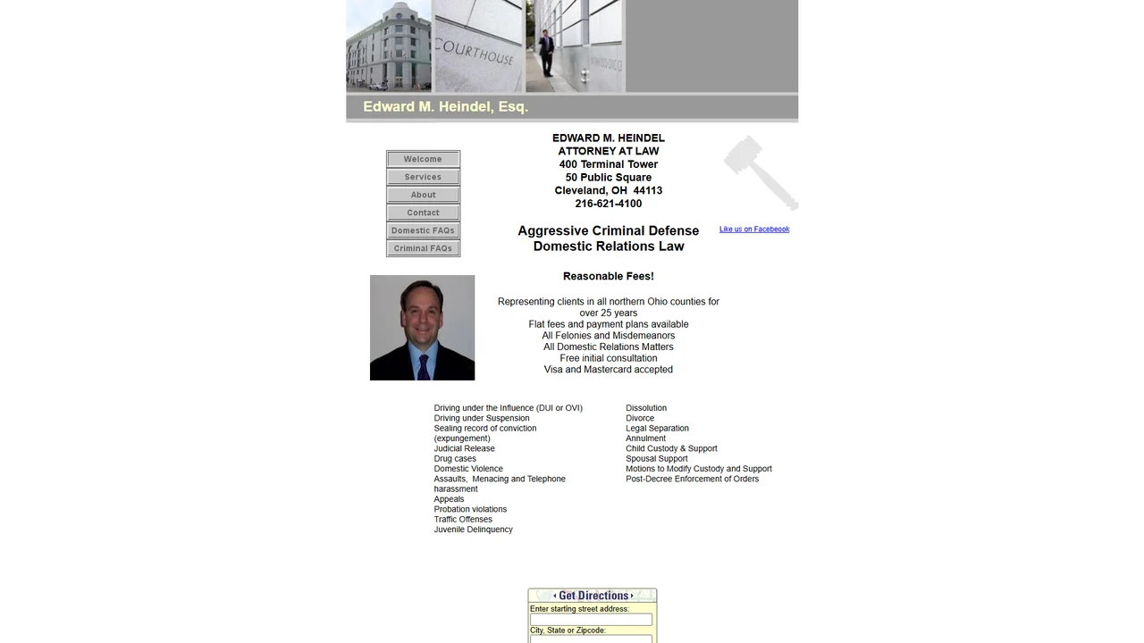 Edward M. Heindel, Attorney at Law - Cleveland, OH office in Cleveland, Ohio