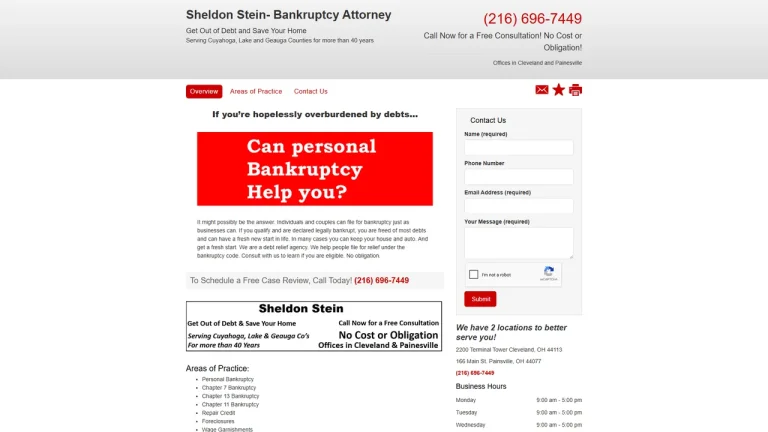 Sheldon Stein Attorney at Law - Cleveland, OH - Attorney in Cleveland