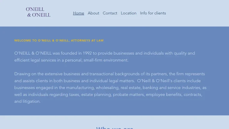 O'Neill and O'Neill Attorneys - Cleveland, OH - Attorney in Cleveland