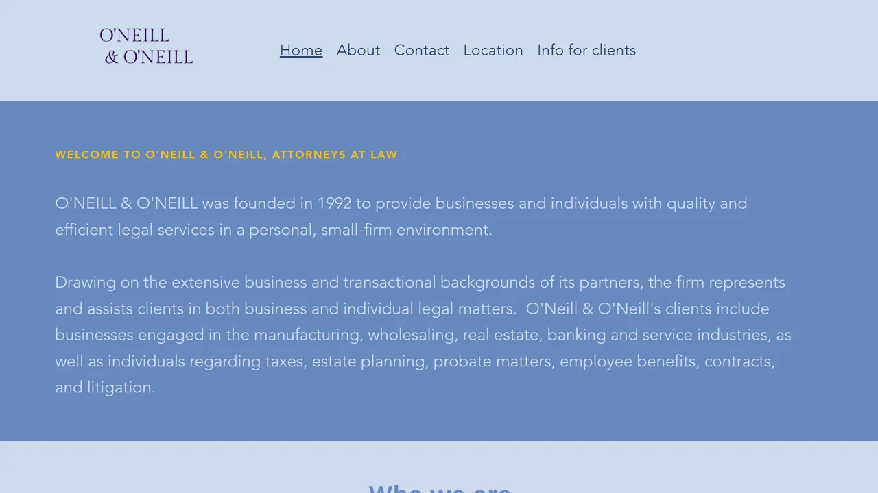 O'Neill and O'Neill Attorneys - Cleveland, OH office in Cleveland, Ohio