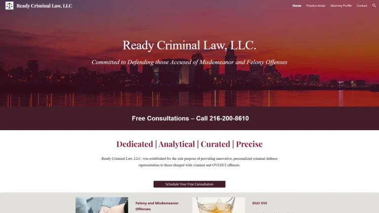 Ready Criminal Law, LLC - Cleveland, OH - Attorney in Cleveland