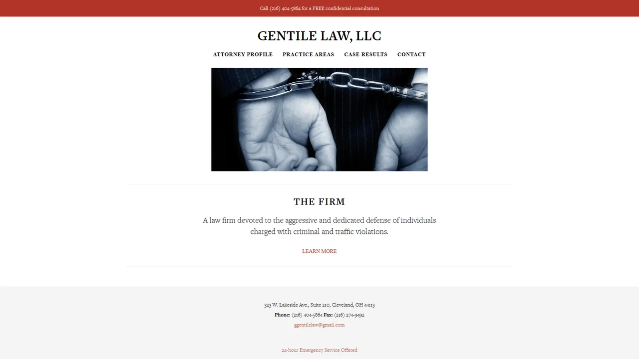 Gentile Law, LLC - Cleveland, OH office in Cleveland, Ohio