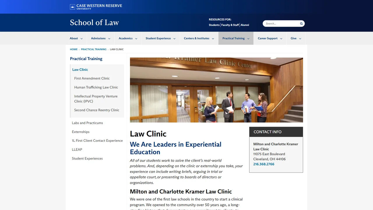 Kramer Law Clinic - Case Western Reserve - Cleveland, OH office in Cleveland, Ohio
