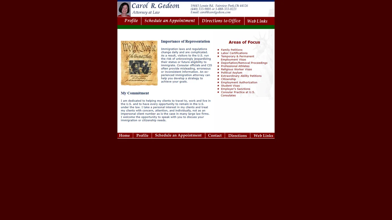 Carol Gedeon - Attorney at Law - Fairview Park, OH office in Cleveland, Ohio