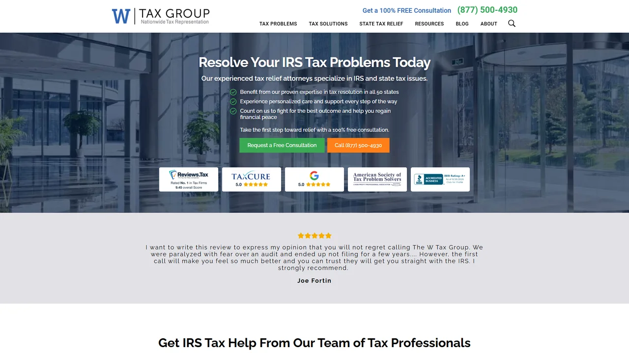 The W Tax Group - Cleveland, OH office in Cleveland, Ohio