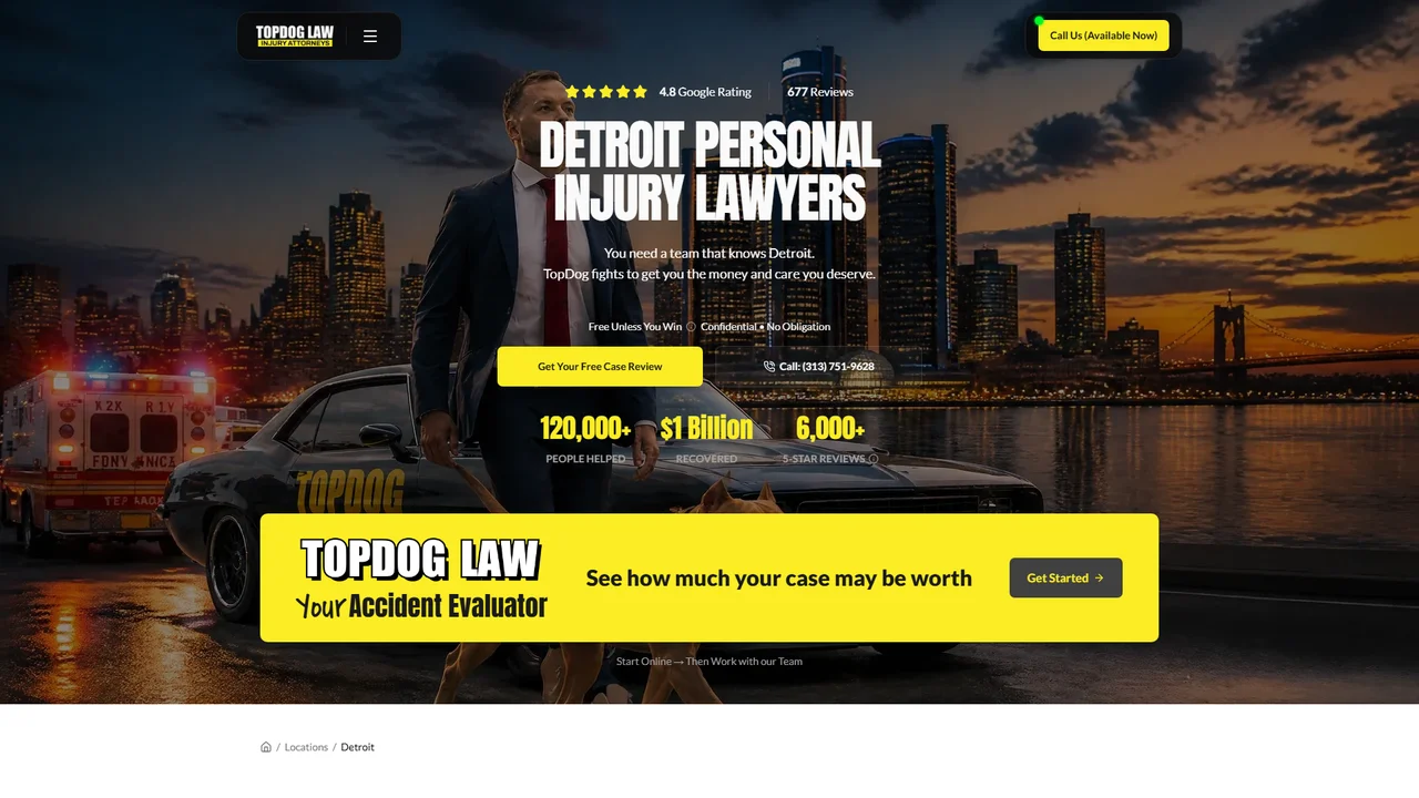 TopDog Law Personal Injury Lawyers - Detroit, MI office in Detroit, Michigan