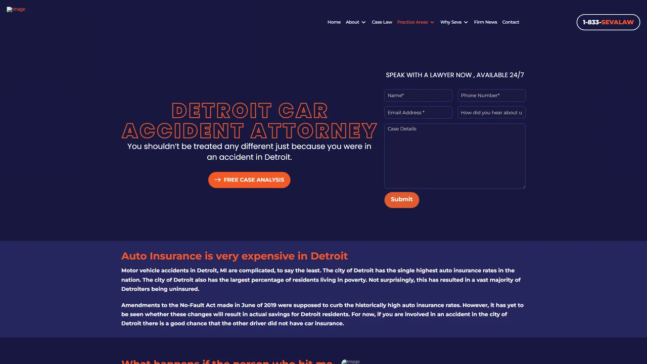 Seva Law Firm - Detroit, MI office in Detroit, Michigan