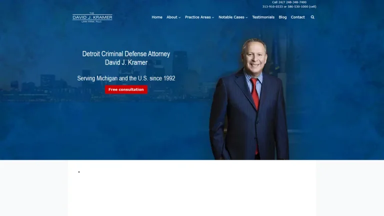 The David J. Kramer Law Firm, PLLC - Detroit, MI - Attorney in Detroit