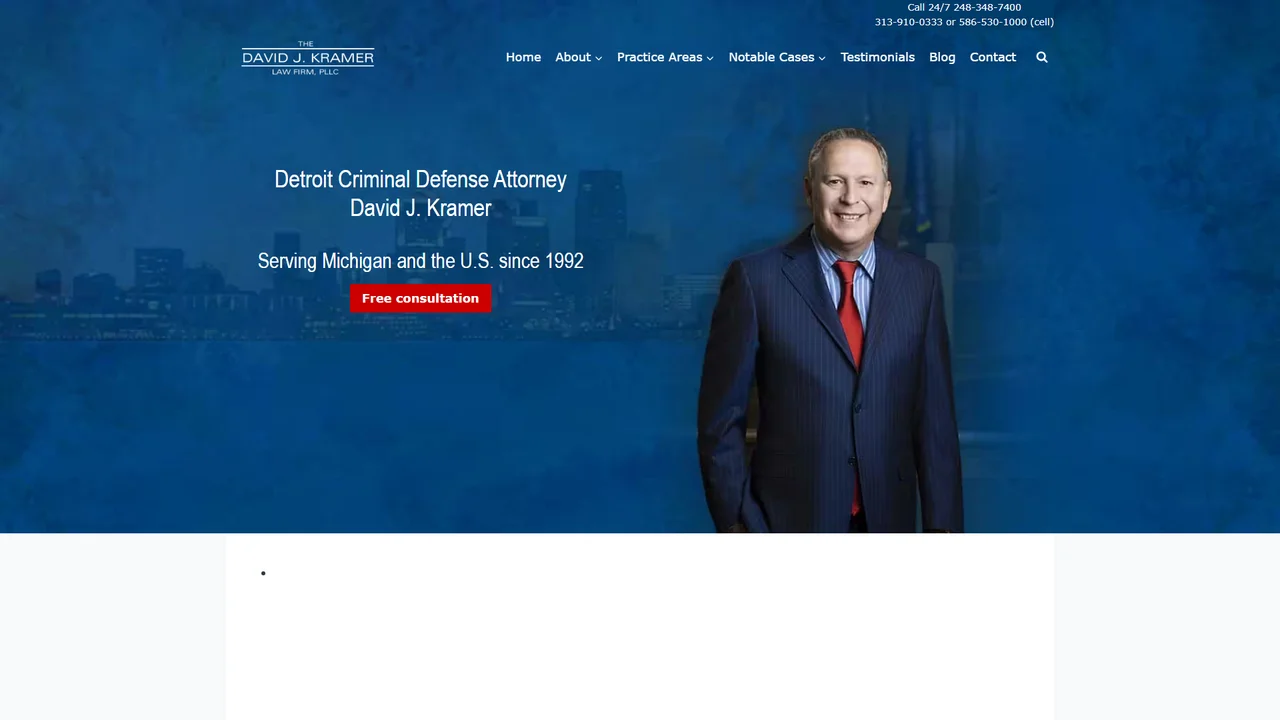 The David J. Kramer Law Firm, PLLC - Detroit, MI office in Detroit, Michigan