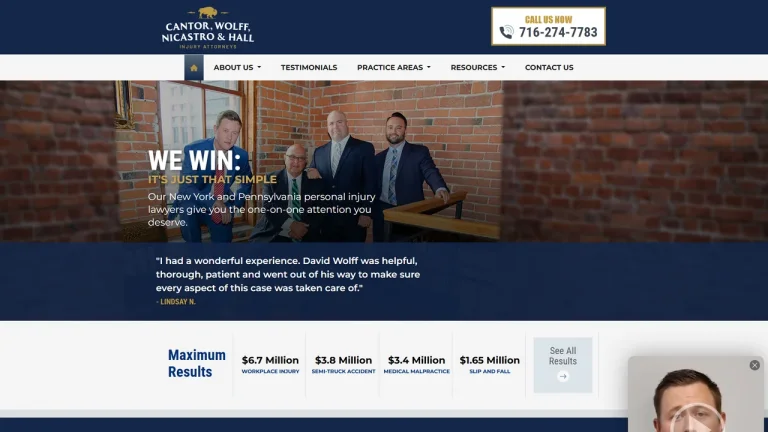 Cantor, Wolff, Nicastro & Hall LLC - Albany, NY - Attorney in Albany
