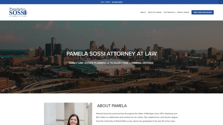Law Office of Pamela M. Sossi - Detroit, MI - Attorney in Detroit