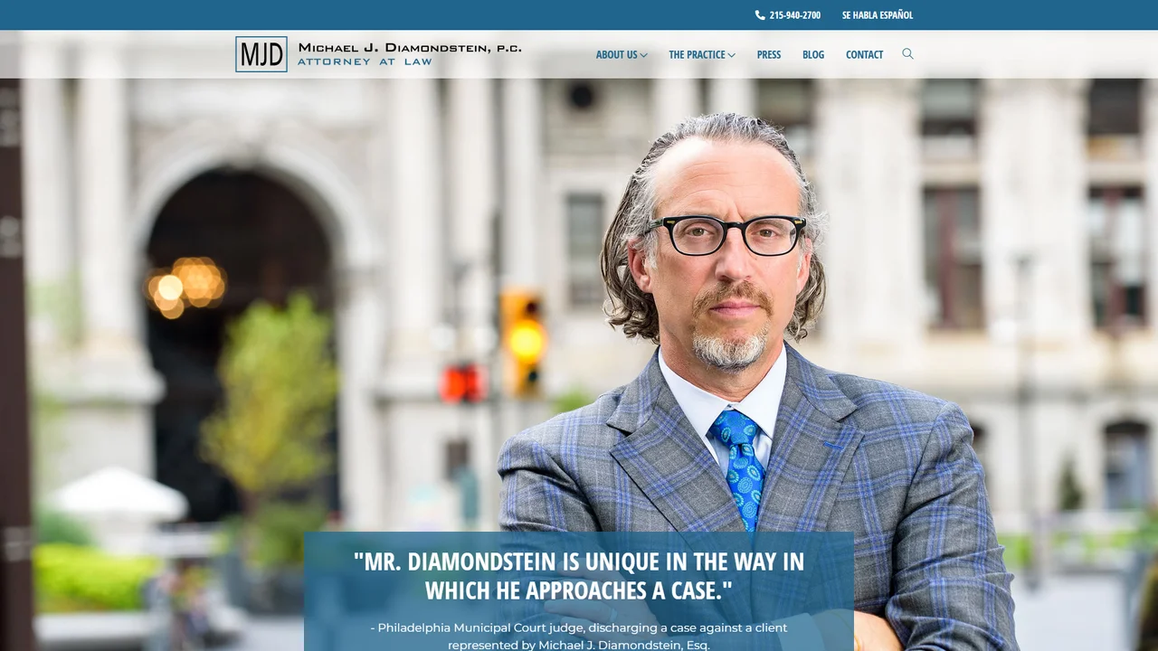 Michael J. Diamondstein, P.C. Attorney At Law - Philadelphia, PA office in Philadelphia, Pennsylvania