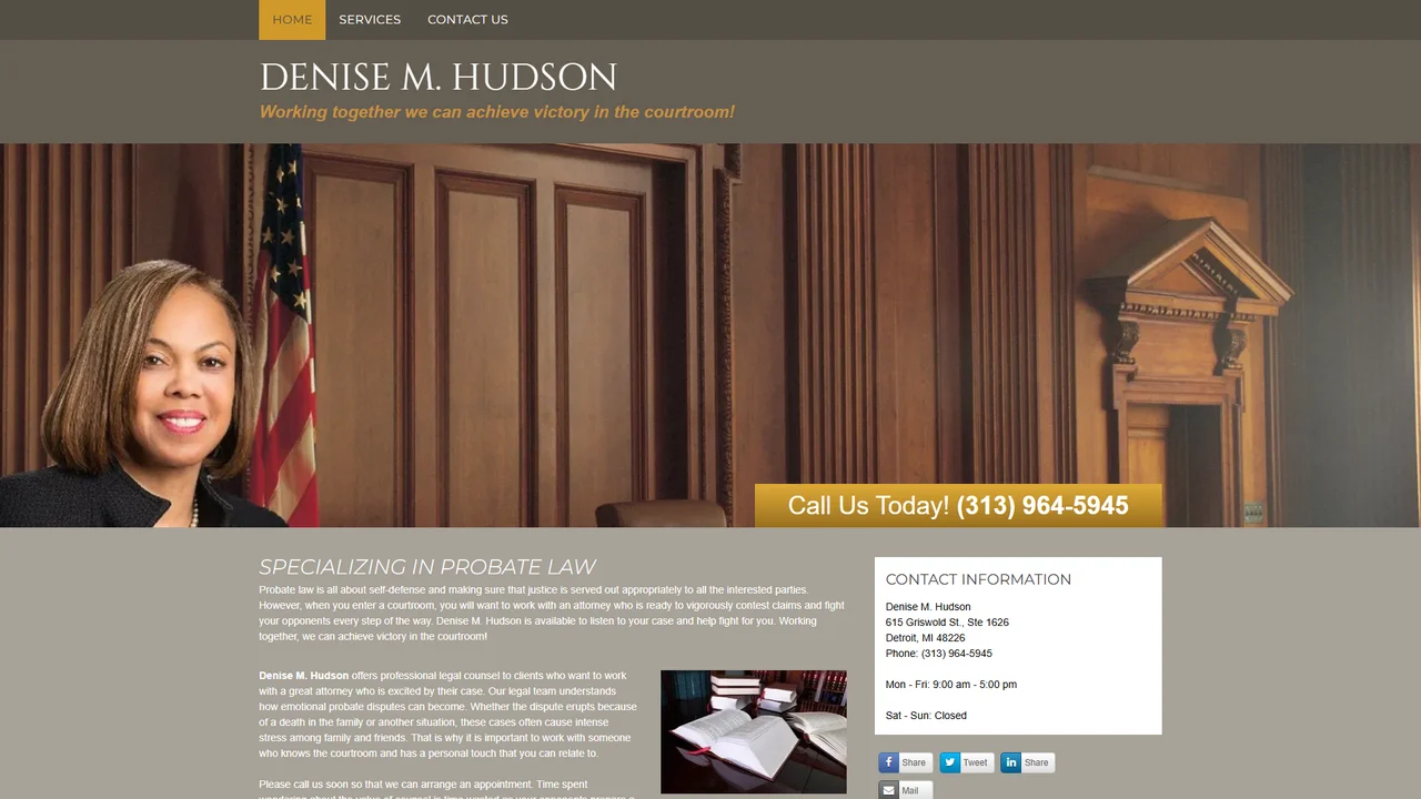 Denise M. Hudson - Detroit, MI office in Detroit, Michigan