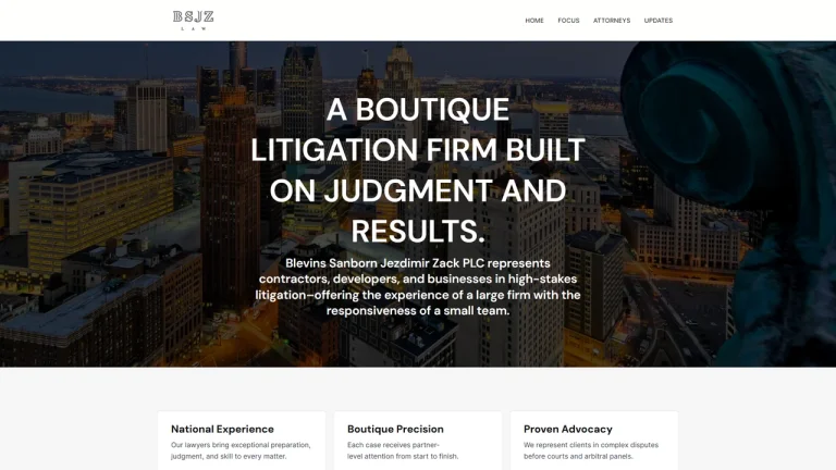 Blevins Sanborn Jezdimir Zack PLC - Detroit, MI - Attorney in Detroit