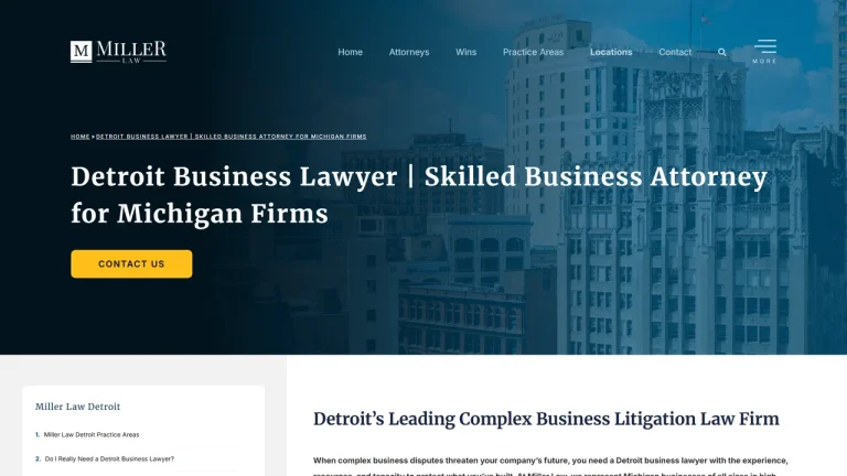 The Miller Law Firm, P.C. - Detroit, MI - Attorney in Detroit