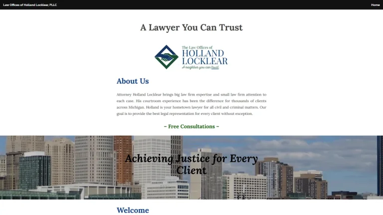 The Law Offices of Holland Locklear - Detroit, MI - Attorney in Detroit