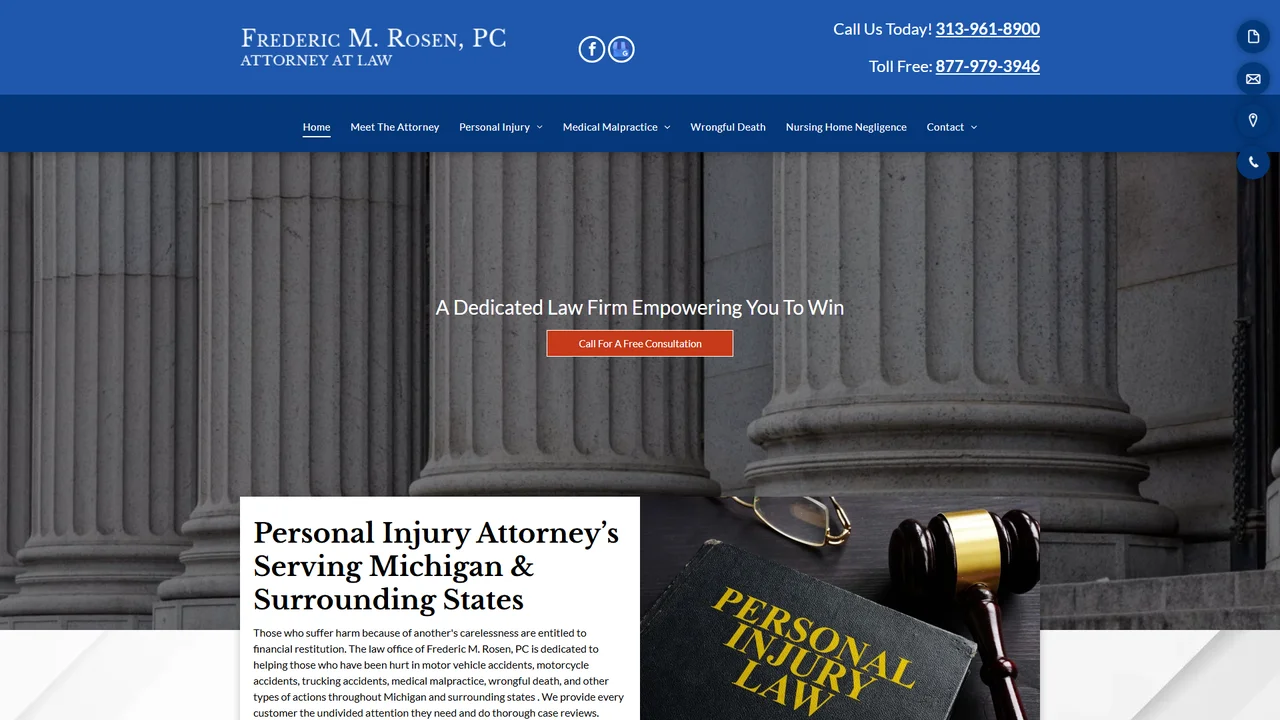 Frederic M. Rosen, PC - Detroit, MI office in Detroit, Michigan