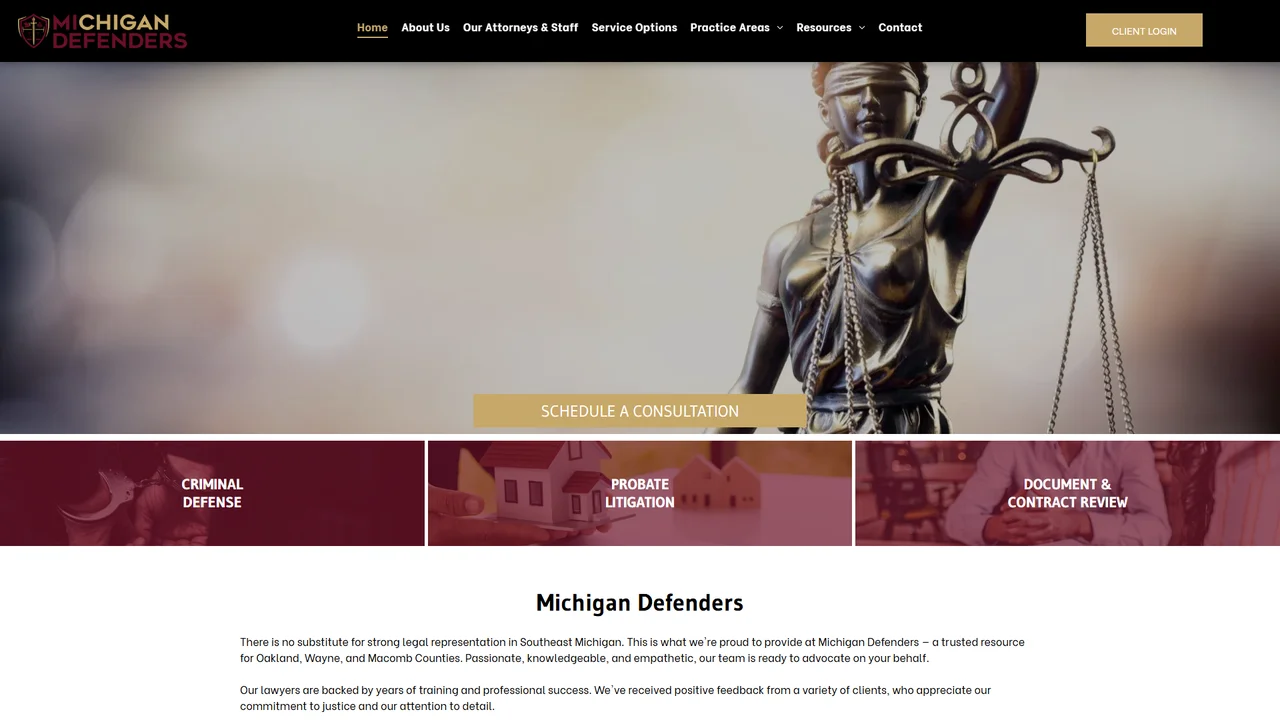 Michigan Defenders - Detroit, MI office in Detroit, Michigan
