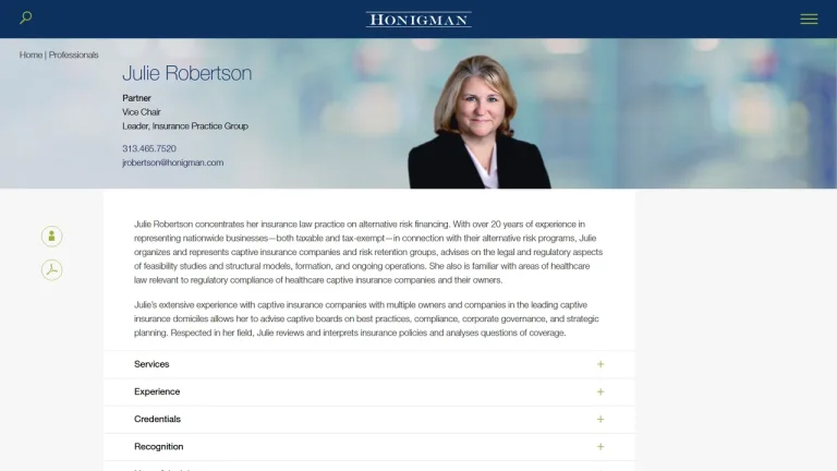 Julie E. Robertson - Detroit, MI - Attorney in Detroit