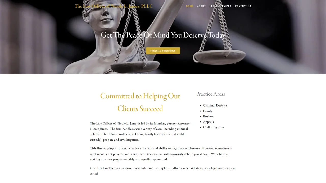 The Law Offices of Nicole L. James, PLLC - Detroit, MI office in Detroit, Michigan