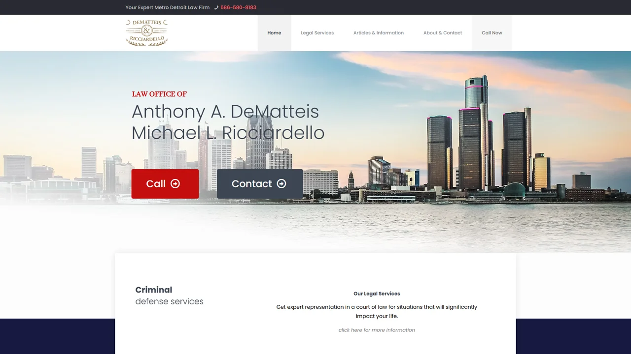 DeMatteis Law - Detroit, MI office in Detroit, Michigan