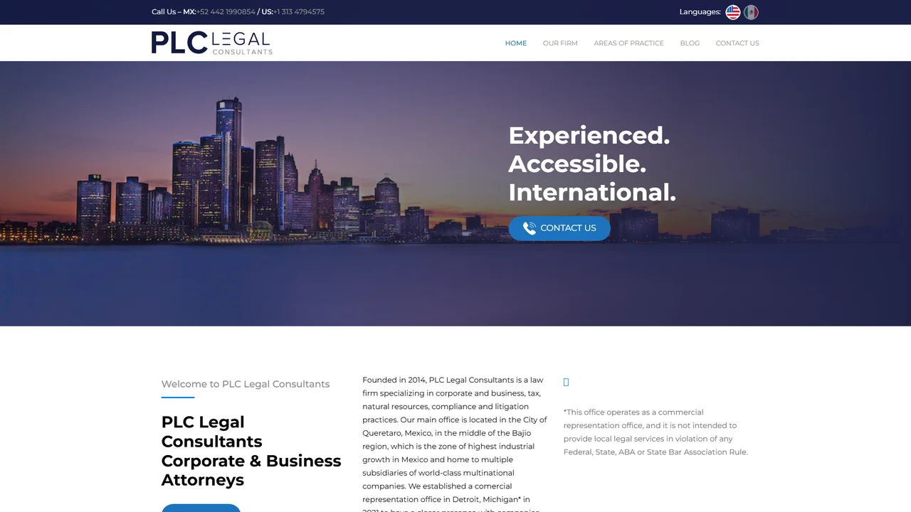 PLC Legal Consultants - Detroit, MI office in Detroit, Michigan