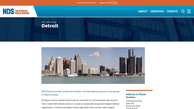 Neighborhood Defender Service Detroit - Detroit, MI - Attorney in Detroit