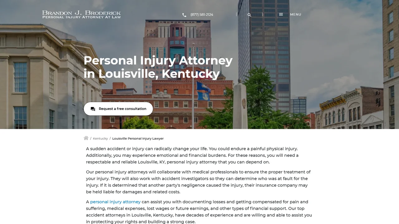 Brandon J. Broderick - Louisville, KY office in Louisville, Kentucky